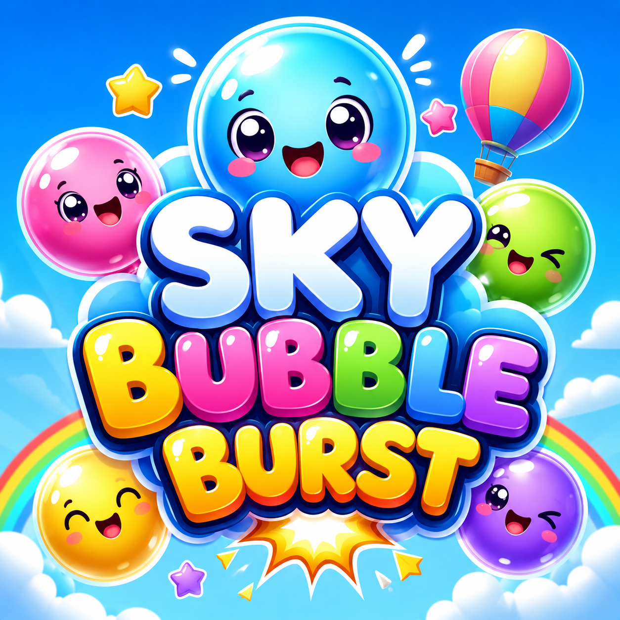 Sky Bubble Burst Logo